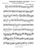 Concerto for Violin in A Minor