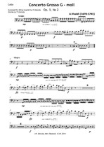Concerto Grosso for 2 Violine and Cello in g-Moll