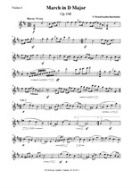March in D Major (Parts)