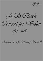 Concerto for Violin in G minor (Arrangement for String Quartet)