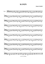 Canon in D Major for String Quartet