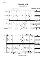 String symphonia No.8 in D major – Score, Parts