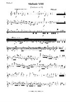 String symphonia No.8 in D major – Parts