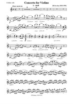 Концерт для скрипки No.1 (ля минор) – Партии